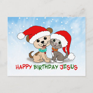 Happy Birthday Jesus Briefkaart