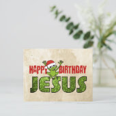 Happy Birthday Jesus Briefkaart (Staand voorkant)