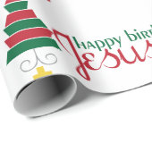 Happy Birthday Jesus Cadeaupapier (Rol Hoek)