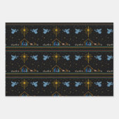 Happy Birthday Jesus Christelijk kerstSweater Inpakpapier Vel (Voorkant 3)