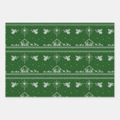 Happy Birthday Jesus Christelijk kerstSweater Inpakpapier Vel (Voorkant 3)