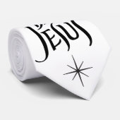 Happy Birthday Jesus Christmas Lettering Christeli Stropdas (Opgerold)