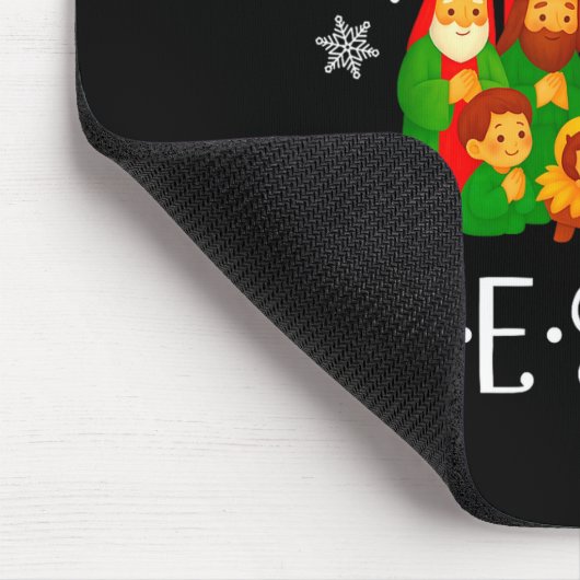 Happy Birthday Jesus Christmas Pajamas Xmas Squad  Muismat (Hoek)