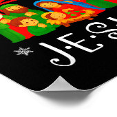 Happy Birthday Jesus Christmas Pajamas Xmas Squad Poster (Hoek)