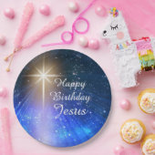 Happy Birthday Jesus Christmas Paper Borden Papieren Bordje (Feest)