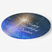 Happy Birthday Jesus Christmas Paper Borden Papieren Bordje (Gekanteld)