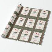 "Happy Birthday Jesus' - Faith Based Christmas Cadeaupapier (Uitgerold)