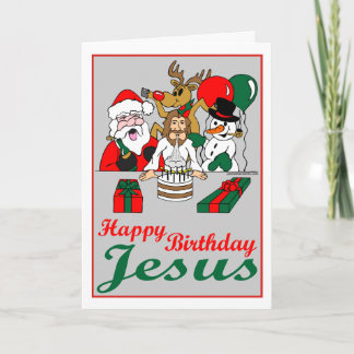 Happy Birthday Jesus Feestdagen Kaart