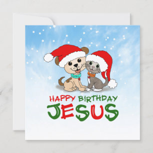 Happy Birthday Jesus Feestdagenkaart