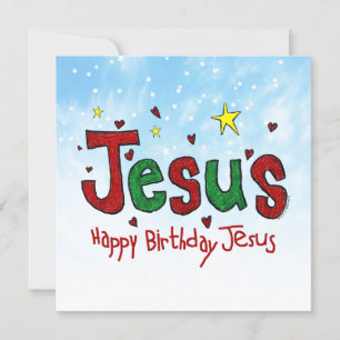 Happy Birthday Jesus Feestdagenkaart