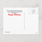 Happy Birthday Jesus Feestdagenkaart (Achterkant)