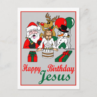 Happy Birthday Jesus Feestdagenkaart