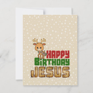 Happy Birthday Jesus Feestdagenkaart