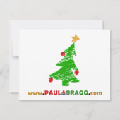 Happy Birthday Jesus Feestdagenkaart (Achterkant)