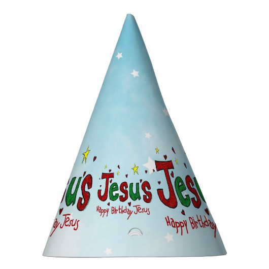 Happy Birthday Jesus Feesthoedjes (Rechts)