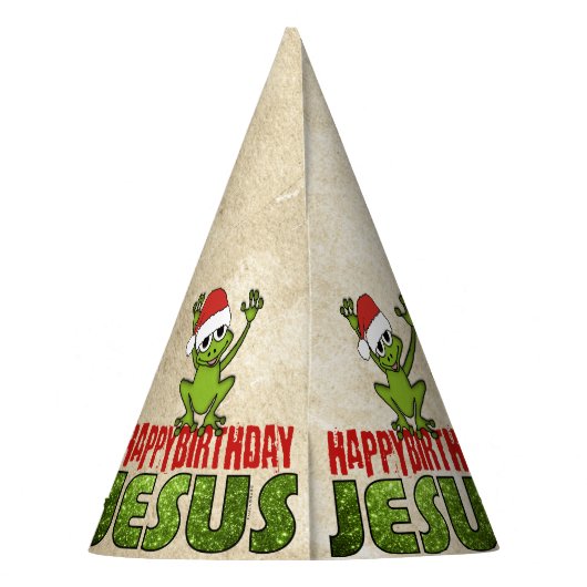 Happy Birthday Jesus Feesthoedjes (Achterkant)