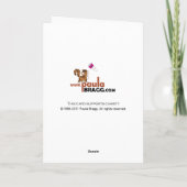 'Happy Birthday Jesus' grote kerstknuffel Feestdagen Kaart (Achterkant)