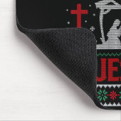 Happy Birthday Jesus Holiday Ugly Christmas Sweate Muismat (Hoek)