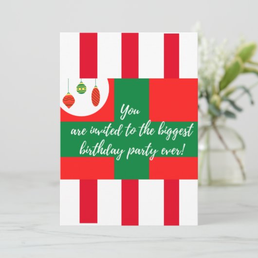 HAPPY BIRTHDAY JESUS KAART (Staand voorkant)