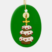 Happy Birthday Jesus Keramisch Ornament (Achterkant)