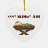 Happy BIrthday Jesus Keramisch Ornament (Voorkant)
