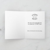 Happy Birthday Jesus - kerstkaart voor Chalkboard Feestdagen Kaart (Binnen)