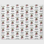 Happy Birthday Jesus Kerstmis die papier pakt (Vlak)