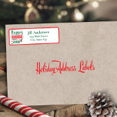 Happy Birthday Jesus Kerstmis Etiket