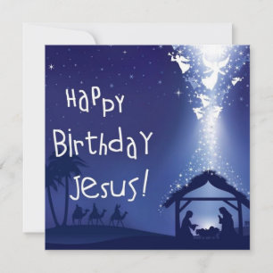Happy Birthday Jesus Kerstmis Kaart