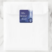 Happy Birthday Jesus Kerstplein Sticker (Tas)