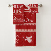 Happy Birthday Jesus Kersttrui Christelijk Bad Handdoek (Insitu)