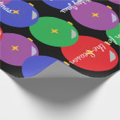 Happy Birthday Jesus Kerstversieringen Cadeaupapier (Hoek)