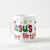Happy Birthday Jesus Koffiemok (Voorkant links)