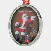 HAPPY BIRTHDAY JESUS METALEN ORNAMENT (Links)