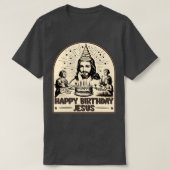 Happy Birthday Jesus  ontwerp T-shirt (Design voorkant)
