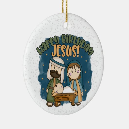 Happy Birthday Jesus Ornament (Rechts)