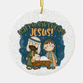 Happy Birthday Jesus Ornament (Voorkant)