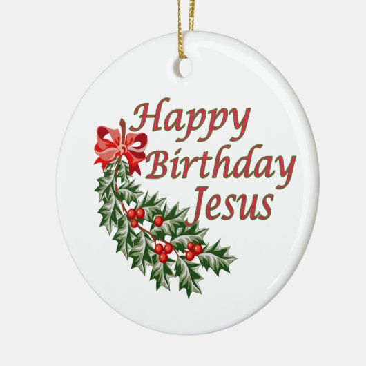 Happy Birthday Jesus Ornament (Links)