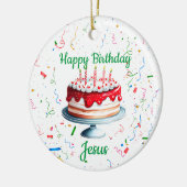 Happy Birthday Jesus Ornament (Links)