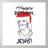 Happy birthday Jesus Poster (Voorkant)