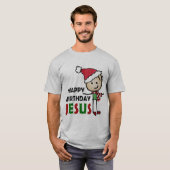 Happy Birthday Jesus T-shirt (Voorkant volledig)