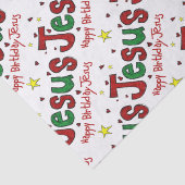Happy Birthday Jesus Tissuepapier (Detail)