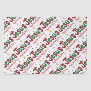 Happy Birthday Jesus Tissuepapier