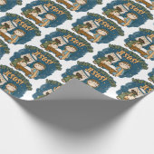 Happy Birthday Jesus Wrapping Paper Cadeaupapier (Hoek)