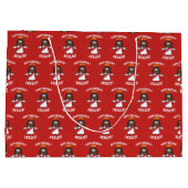 Happy Birthday Jesus Xmas kerstcadeau Groot Cadeauzakje (Achterkant)