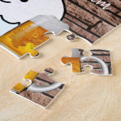 Happy Birthday Jigsaw Puzzle Beer Legpuzzel (Zijkant)