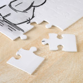 Happy Birthday Jigzaag Puzzle Elephant Legpuzzel (Zijkant)