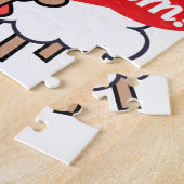 Happy Birthday Jigzaag Puzzle Lamb Legpuzzel (Zijkant)