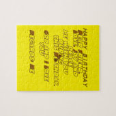 Happy Birthday Jigzaag Puzzle Legpuzzel (Horizontaal)