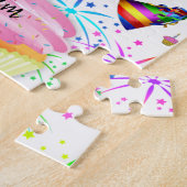Happy Birthday Jigzaag Puzzle Legpuzzel (Zijkant)